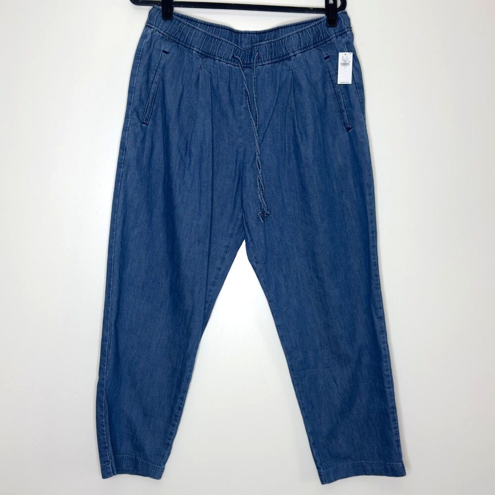 New Old Navy High-Waisted Billie Straight Ankle Pull On Pants Women's Size Large
